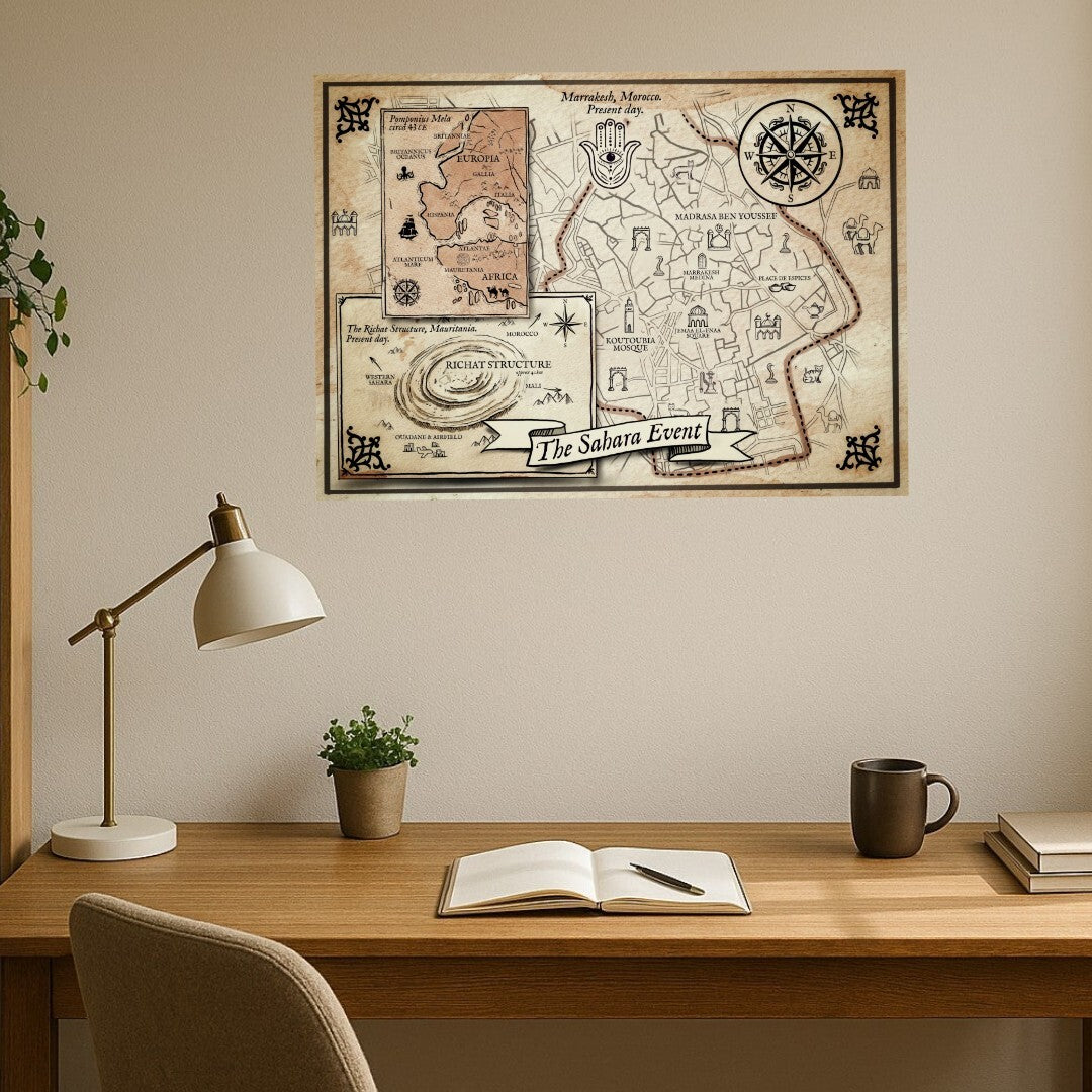 The Sahara Event map